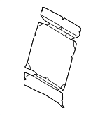 ML3Z14D696AB - Body: Seat Heater Pad for Ford Image