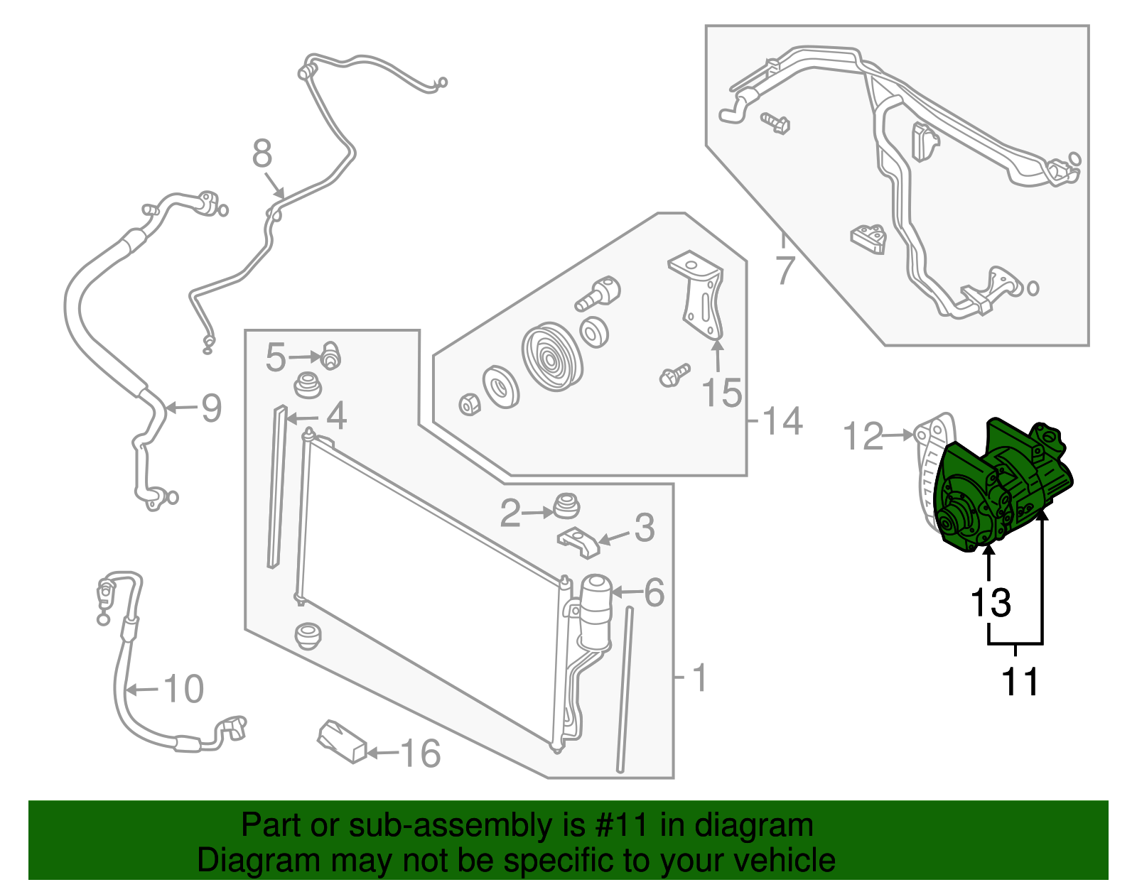 Compressor Assembly - Nissan (92600-5Z01B)