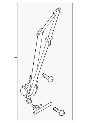 DP5Z54611B09AN - : Seat Belt Assembly for Ford: Fusion | Lincoln: MKZ Image