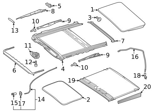 Sunroof for 2021 Mercedes-Benz C 63 AMG&reg; #4