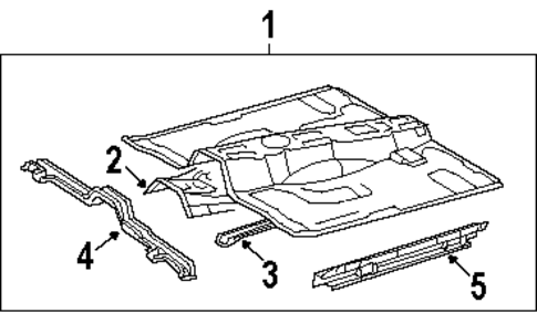 Floor & Rails for 1998 Mitsubishi Diamante #0
