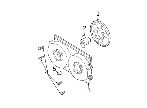 Cooling Fan for 2003 Chrysler Sebring #2
