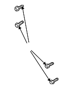 MB605073 - Cooling System: Engine Cooling Fan Shroud Bolt for Mopar Image
