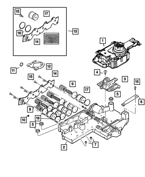 Valve Body for 2002 Jeep Liberty #0