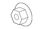8670 - Body: Door Check Nut for Mercedes-Benz Image