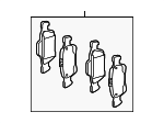 0074206120 - : Rear Pads for Mercedes-Benz Image