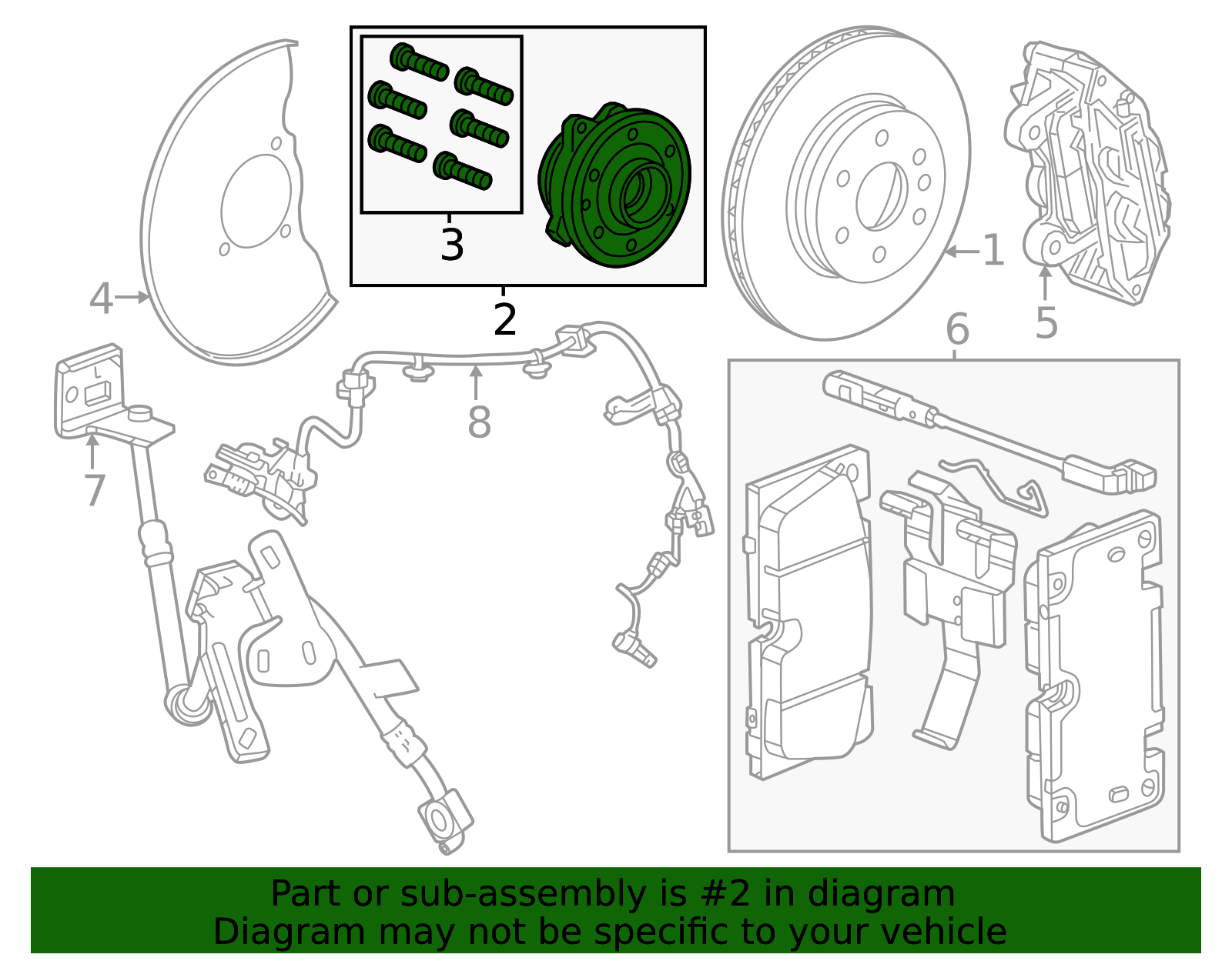 2023-2026 GM Hub Assembly 13542340 | OEM Parts Online