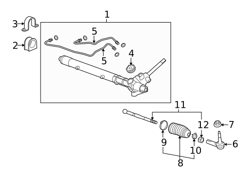 Steering Gear & Linkage for 2014 Chevrolet Camaro #0