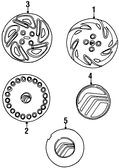 Covers & Trim for 1997 Mercury Tracer #0