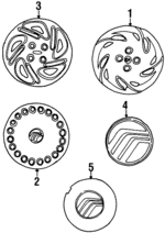 F7KZ1130AB - : Wheel Cover for Ford Image