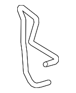 16283F0160 - Belts &amp; Cooling: Engine Coolant Reservoir Hose for Lexus Image
