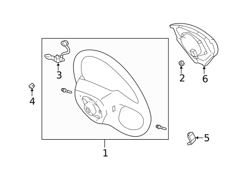 Steering Wheel & Trim for 2003 Lexus RX300 #0
