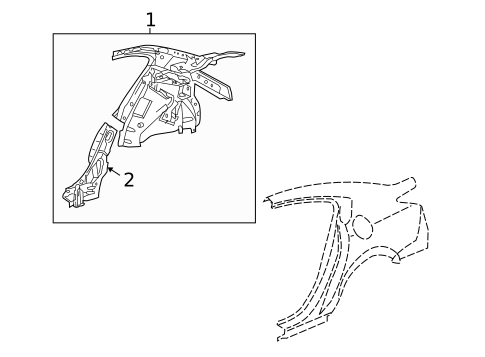 Inner Structure for 2012 Acura TL #0