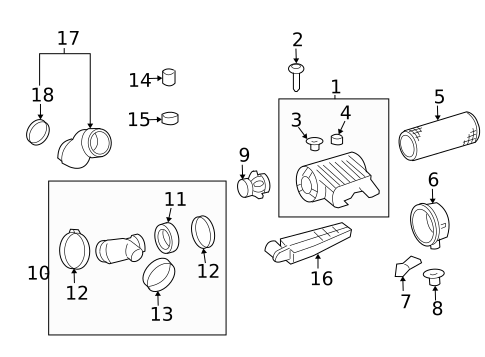 Air Intake for 2012 GMC Savana 3500 #0
