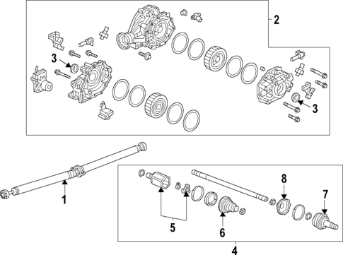 Axle Shafts & Joints for 2023 Acura MDX #0
