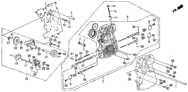 AT Main Valve Body (1) for 1986 Acura Integra #0
