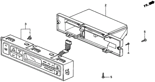Heater Control for 1997 Acura CL #0