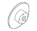 4A0615601A - Brakes: Rotor for Audi: 100, 100 Quattro, A6, A6 Quattro, S4, S6 Image