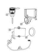 68209838AA - Electrical: Control Module Receiver, Export for Mopar Image