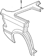 E8FZ5827840A - Body: Outer Panel for Ford: Escort Image