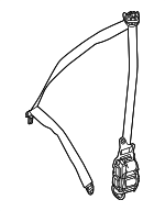 20686059029C94 - Electrical: Seat Belt Assembly for Mercedes-Benz Image
