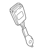 20686025029051 - Body: Seat Belt Receptacle for Mercedes-Benz Image
