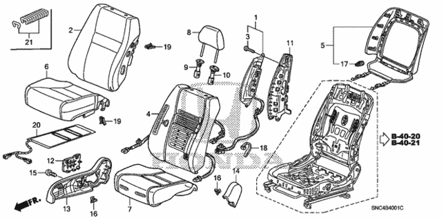 Front Seat (R.) for 2006 Honda Civic #0