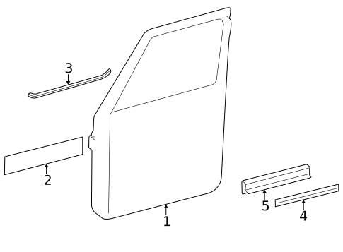 Door & Components for 2004 Mercedes-Benz G55 AMG #0