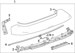 26612333 - : Spoiler Assembly for Buick: Enclave Image