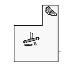 5351047060 - Body: Lock for Toyota: Prius Image