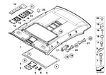 51447029399 - : Molded Headlining F Sliding Lifting Roof for BMW Image