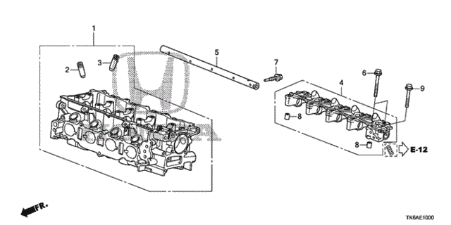 Cylinder Head for 2013 Honda Fit #0