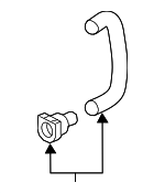 17743TXMA00 - : 2019-2022 Honda Insight - Tube Assembly B Drain for Honda: Insight Image