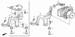 90003SNA010 - Chassis: BOLT, FLANGE (6X14) for Honda Image