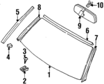 8973296630 - : Mirror Inside Cover for Isuzu Image