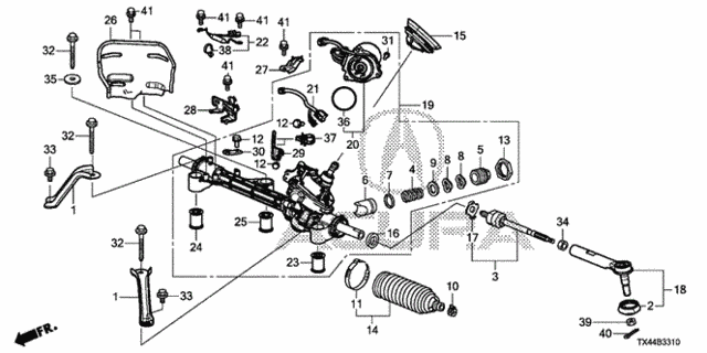 P.S. Gear Box (Eps) for 2013 Acura RDX #0