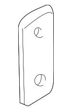 41518173321 - Body: Lower Hinge Spacer for BMW: 318i, 318is, 318ti, 323Ci, 323i, 323is, 325Ci, 325i, 325is, 325xi, 328Ci, 328i, 330Ci, 330i, 330xi, 525i, 528i, 530i, 540i, 740i, 740iL, 750iL, M3, M5, Z3 Image