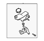 58510N9200 - Body: Master Cylinder for Kia Image