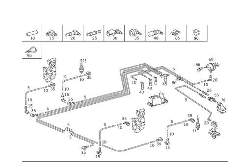 Central Locking System for 1999 Mercedes-Benz E430 #1