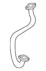 38131521F - Emission System: Egr Pipe for Volkswagen: Beetle, Jetta Image