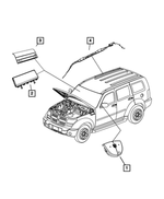 5KE24ZJ8AK - Restraints: Passenger Air Bag Door for Mopar Image