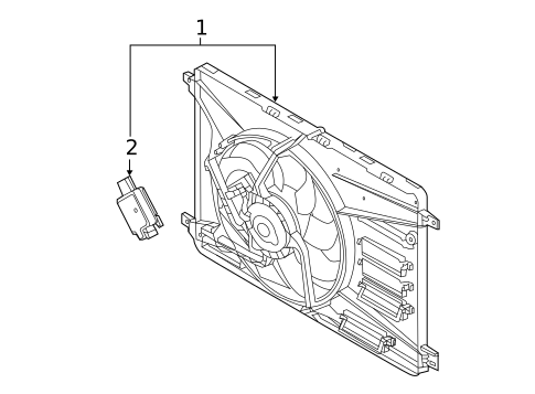 Cooling Fan for 2015 Volvo S80 #0