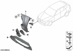 51117303802 - : Air Duct, Engine Oil Cooler, Right for BMW Image
