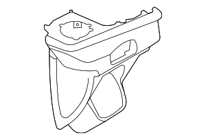 MK4Z6113562AB - Body: Instrument Panel Cup Holder for Ford Image