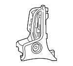 5540447110 - Body: Center Panel for Toyota: Prius, Prius AWD-e, Prius Prime Image