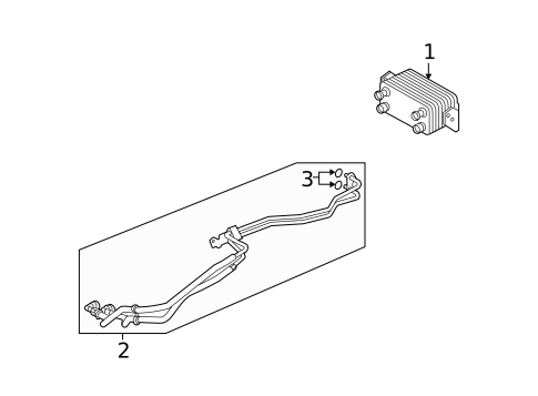 Trans Oil Cooler for 2010 Land Rover Range Rover #0