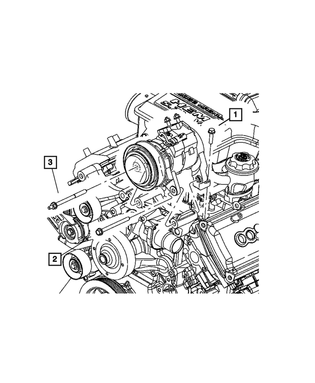 6506688AA - Air Conditioners and Heaters: Hex Head Screw And Washer for Mopar Image