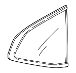 73562TLAA01 - : Quarter Glass for Honda: CR-V Image