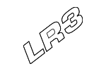 DAB500220LQV - Body: Nameplate for Land Rover: LR3 Image