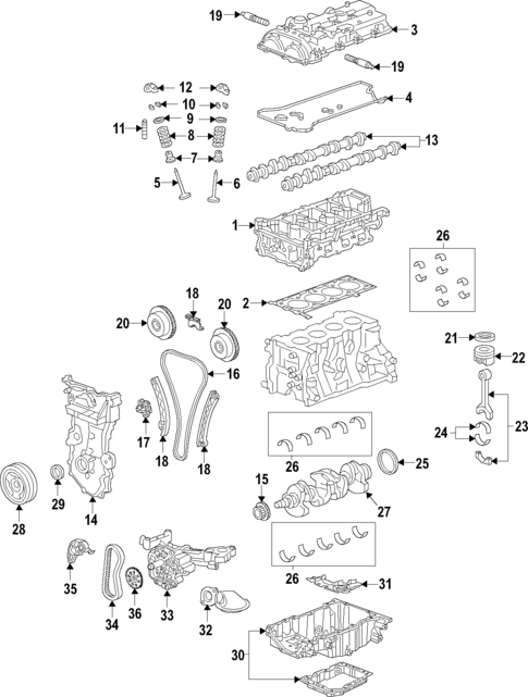 Engine for 2016 Chevrolet Cruze #0